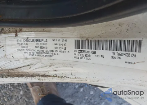 2010 Chrysler Sebring Touring из США, поврежденный, VIN 1C3BC5ED2AN142688